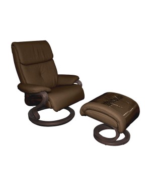 Himolla Zerostress 7037 Relax Chair and Footrest, Brasil