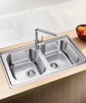 Blanco Kitchen Sink Stainless Steel Dinas 8