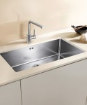 Blanco Kitchen Stainless Steel Sink Quatrus 800-U in Brushed Finish