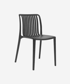 Noomi 368-APP Black Gray Stackable Chair