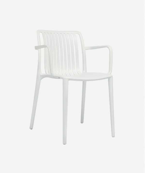 Noomi 367-APP White Stackable Chair