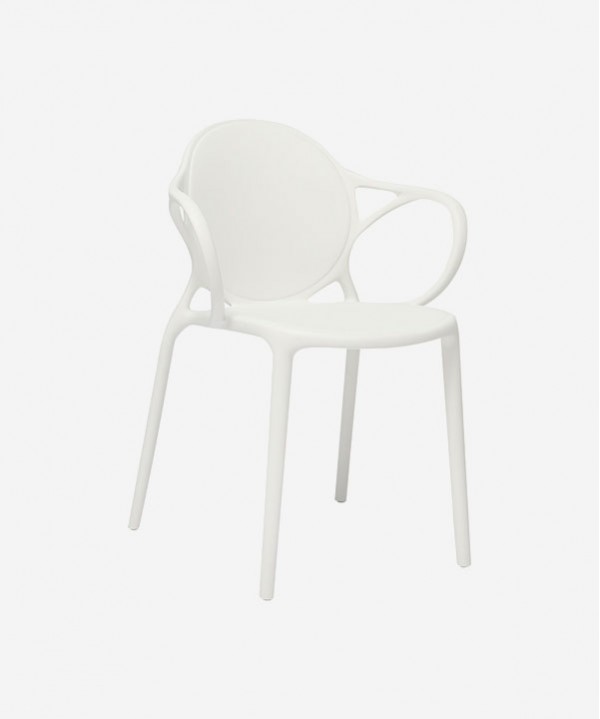 Noomi 366-APP White Stackable Chair