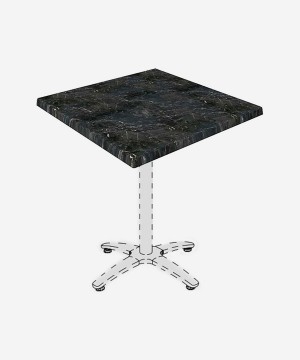Werzalit Square Marquina Marble Table Tops