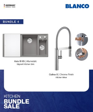 Blanco Kitchen Sink and Mixer Bundle 4