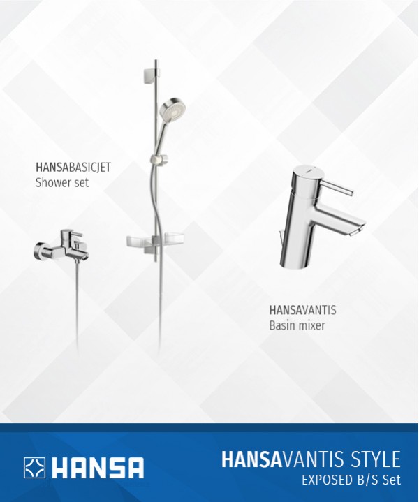 HansaVantis Exposed Bath and Shower Set Deal