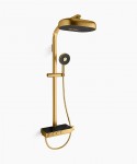 Kohler Anthem Vibrant Brushed
Moderne Brass 4-Outlets Thermostatic Shower Column