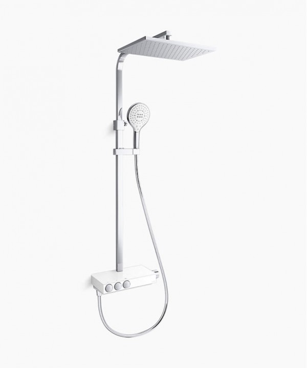 Kohler Urbanity+ Thermostatic Polished Chrome Shower Column