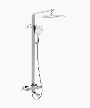 Kohler Strayt Polished Chrome Shower Set